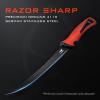 KastKing Intimidator Fillet Knife with Sharpening Steel, Ultra-Sharp G4116 German Stainless-Steel Blades, Non-Slip Handle, Protective Sheath, 9'' Fillet Knife and Honing Rod view 2