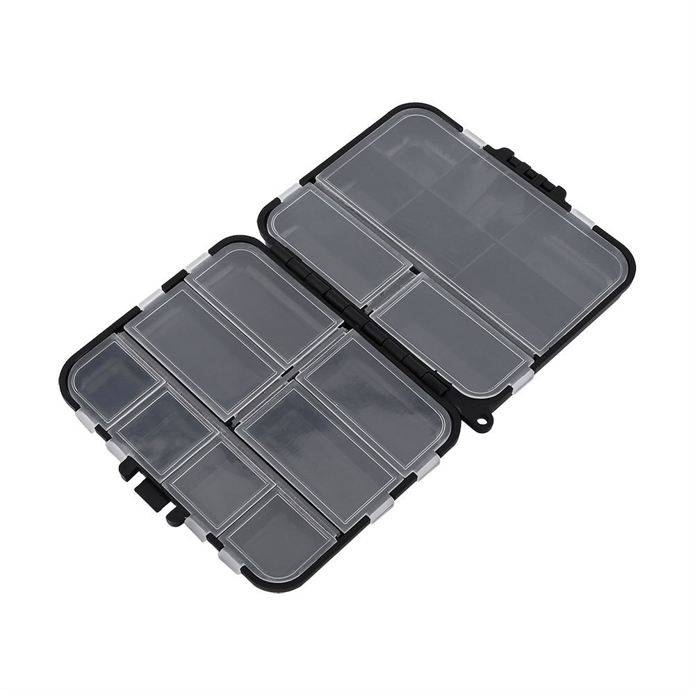 Alvinlite Bait Plastic Storage Box, Bait Container Case 26 Individual Compartments Portable Fishing Baits Durable Plastic Storage Box