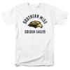 University of Southern Mississippi Official Golden Eagles Logo Unisex Adult T Shirt,White, 4X-Large view 1