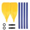 Kayak Paddles, Detachable Canoe Oars Inflatable Boat PVC Adjustable Fishing Water Sports Accessory Safety Paddleboard Blade for Recreational Kayaking Rubber Dinghy Boating Outdoor Lifeboats Rafting view 1