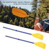 Kayak Paddles, Detachable Canoe Oars Inflatable Boat PVC Adjustable Fishing Water Sports Accessory Safety Paddleboard Blade for Recreational Kayaking Rubber Dinghy Boating Outdoor Lifeboats Rafting view 4