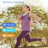 Cloudpoem Fitness Tracker No Bluetooth No APP/Phone Required, Fitness Watch IP68 Waterproof with Steps Counter Sleep Tracker Alarm Clocks Stopwatch for Men Women Parents (Purple) view 3