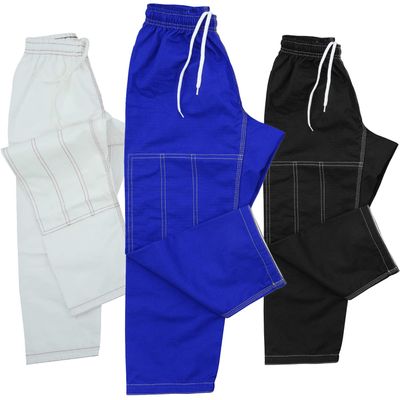 Roar Kids Brazilian Jiu Jitus Gi Pants BJJ Kimono Pants MMA Grappling BJJ Gi Pant Martial Arts and Kick Boxing (C0, Blue)