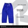 Roar Kids Brazilian Jiu Jitus Gi Pants BJJ Kimono Pants MMA Grappling BJJ Gi Pant Martial Arts and Kick Boxing (C0, Blue) view 4