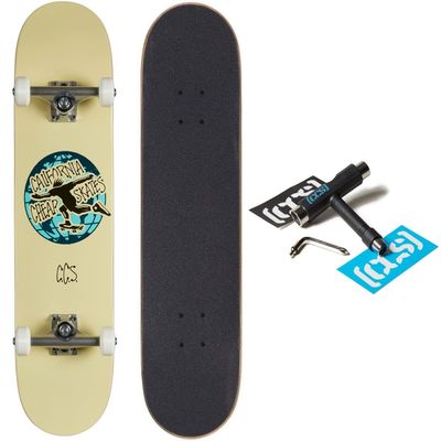 [CCS] Globe Skateboard Complete Cream 7.75"