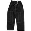 Roar Kids Brazilian Jiu Jitus Gi Pants BJJ Kimono Pants MMA Grappling BJJ Gi Pant Martial Arts and Kick Boxing (C1, Black) view 2