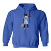 Baku Apparel Ja Hoop Basket Memphis Basketball Fans Unisex Hooded Sweatshirt (Royal, 5X-Large) view 1