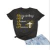 5X-Large Heather Black Unisex Faith Forwarding All Issues to Heaven Jesus Christian T-Shirt view 1