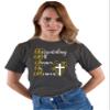 5X-Large Heather Black Unisex Faith Forwarding All Issues to Heaven Jesus Christian T-Shirt view 2