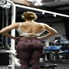 Aoxjox Women's Workout Sports Bras Fitness Yoga Crop Tank Metamorph Twist Back Cami (White, Small) view 2