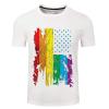 4th of July Men's T-Shirts Big and Tall Slim Fit Distressd Flag Graphic Tees Casual Outdoor Muscle Athletic Tshirts Tops view 2