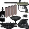 Action Village Kingman Spyder Victor Legendary Paintball Gun Package Kit (Gloss Olive) view 1