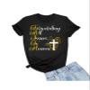 5X-Large Black Unisex Faith Forwarding All Issues to Heaven Jesus Christian T-Shirt view 1