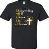 5X-Large Black Unisex Faith Forwarding All Issues to Heaven Jesus Christian T-Shirt view 3