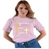 5X-Large Pink Unisex Faith Forwarding All Issues to Heaven Jesus Christian T-Shirt view 2