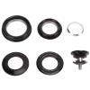 VGEBY Headset, Double Bearing Headset for 4456mm Taper Pipe Headset Straight Pipe to 28.6mm Straight Pipe Front Fork view 1