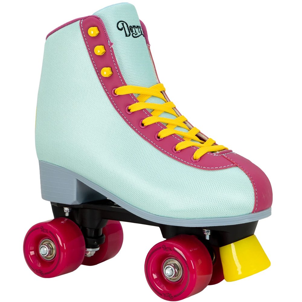 Lenexa Dottie Roller Skates - Indoor/Outdoor - Women's/Girls' Skates - Size Ladies' 7, Blue