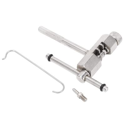 01 02 015 Bike Chain Cutter Tool Breaker, CNC Processing High Strength Sandblasted Knurled Bicycle Chain Splitter Cutter Nonslip for Installing Pins for Removing Pins