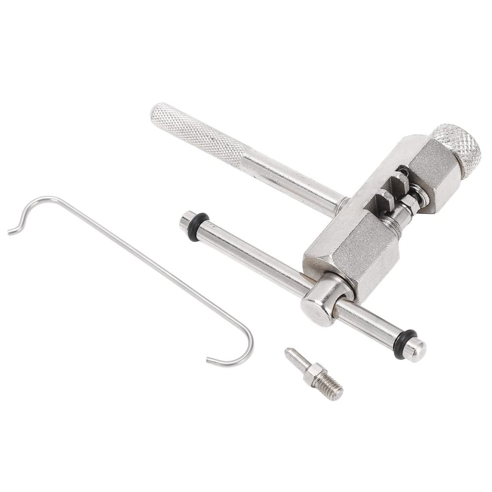 01 02 015 Bike Chain Cutter Tool Breaker, CNC Processing High Strength Sandblasted Knurled Bicycle Chain Splitter Cutter Nonslip for Installing Pins for Removing Pins