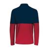Holloway Momentum Team 1/4 Zip Pullover, Scarlet/Navy, 2XL view 3