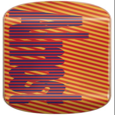 Almost Skateboard Deck Stripes Orange 7.75" x 31.2"