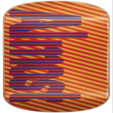 Almost Skateboard Deck Stripes Orange 7.75" x 31.2"