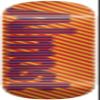 Almost Skateboard Deck Stripes Orange 7.75" x 31.2" view 1