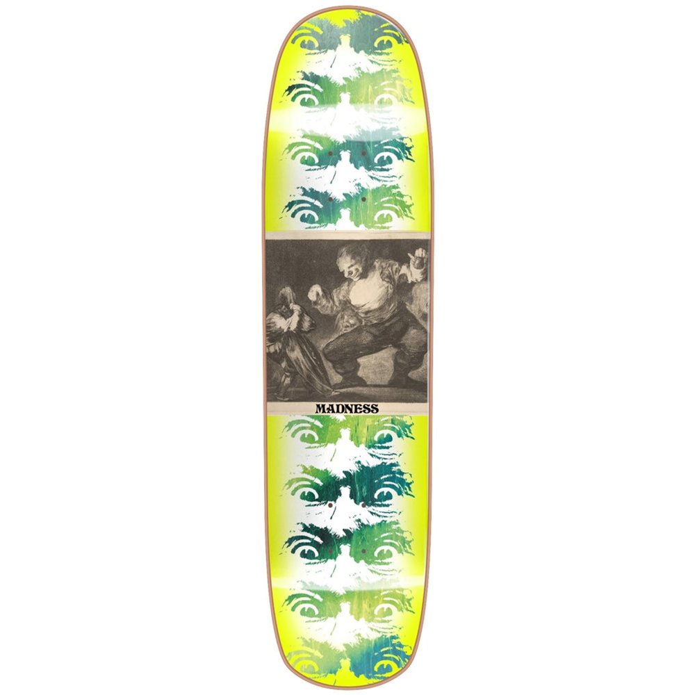 Madness Skateboards Deck Desperatre Eyes Super Sap Green 8.375''x31.8''