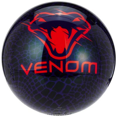 On The Ball Bowling Motiv Venom Spare Bowling Ball - Purple/Orange 8lbs