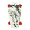 Shark Wheel 22.5 Plastic Cruiser Skateboard, Complete with Red 60mm Shark Wheels (Black Tide) view 3