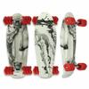 Shark Wheel 22.5 Plastic Cruiser Skateboard, Complete with Red 60mm Shark Wheels (Black Tide) view 4