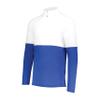 Holloway Momentum Team 1/4 Zip Pullover, Royal/White, XL view 1