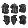 6-Piece/Set Wheel Adjustable Knee Pads and Elbow Sliding Pads, Kids Knee Pads & Elbow Pads Set for 618 Years Old(Black) view 3