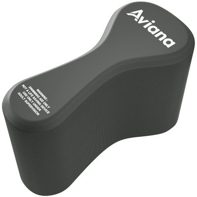 Pull Buoy Swim Training Leg Float for Adults & Youth | Swimming Pool Strokes & Upper-Body Strength EVA & BPA Free (Black)
