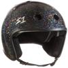 S1 Retro Lifer Helmet for Skateboarding, BMX, and Roller Skating - EPS Fusion Foam, CPSC & ASTM Certified - Black Gloss Glitter Medium (21.5") view 1