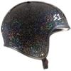 S1 Retro Lifer Helmet for Skateboarding, BMX, and Roller Skating - EPS Fusion Foam, CPSC & ASTM Certified - Black Gloss Glitter Medium (21.5") view 2