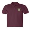 ALLNTRENDS Miami Police Polo Shirt Embroidered Policemen Law Enforcement Officer Shirt (XL, Maroon) view 1