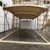 Cypress Rowe Outfitters Monster Double Pontoon Boat Bimini Top, 17' Long, 8' Wide, fits 91-96" Wide, Complete Dual Kit with Frame, Canopies w/Storage Boots, Hardware view 1
