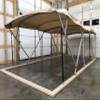 Cypress Rowe Outfitters Monster Double Pontoon Boat Bimini Top, 17' Long, 8' Wide, fits 91-96" Wide, Complete Dual Kit with Frame, Canopies w/Storage Boots, Hardware view 3