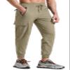 Libin Men's Lightweight Joggers Quick Dry Cargo Hiking Pants Track Running Workout Athletic Travel Golf Casual Outdoor, Khaki L view 1