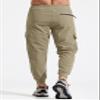 Libin Men's Lightweight Joggers Quick Dry Cargo Hiking Pants Track Running Workout Athletic Travel Golf Casual Outdoor, Khaki L view 2