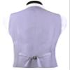 Light Grey Suit Vest Business Formal Dress Vests for Men Waistcoat Classic Slim Fit Wedding Party Vest Suit or Tuxedo with Pockets (Light Gray,XXL) view 3
