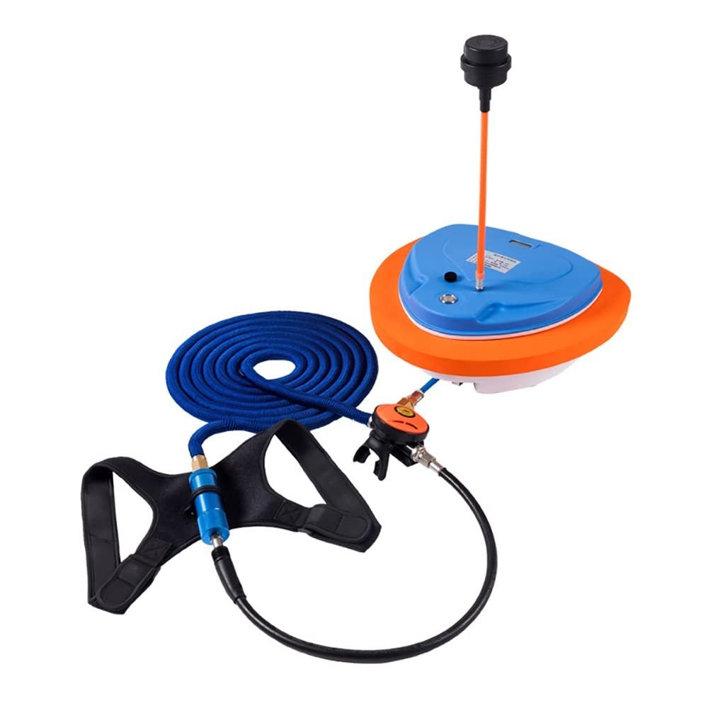 Portable Diving Ventilator, Rechargeable Scuba Tank Diving System, Max Depth 10M / 32.8FT, For Underwater Work, Diving, Snorkeling, Underwater Sports (2.7 Hrs)