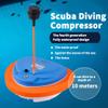 Portable Diving Ventilator, Rechargeable Scuba Tank Diving System, Max Depth 10M / 32.8FT, For Underwater Work, Diving, Snorkeling, Underwater Sports (2.7 Hrs) view 2