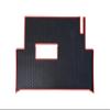 biosp Golf Cart Mat Club Car Full Coverage Floor Liner Replacement for Precedent (2004-2022)/Onward & Tempo (2017-2022)/Villager & V4L (2019-2022), Red view 2