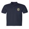ALLNTRENDS Miami Police Polo Shirt Embroidered Policemen Law Enforcement Officer Shirt (L, Navy Blue) view 1