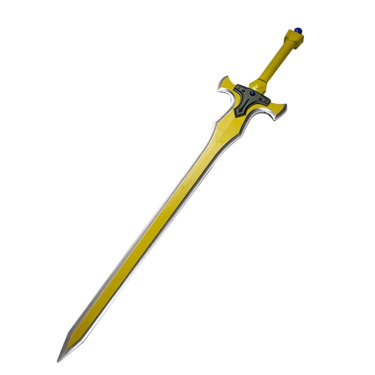 New Sword Art Online Foam Sword Kirito Elucidator Dark Repulser Yuuki Asuna LARP Xmas Halloween (Holy Sword Excalibur)