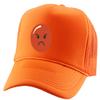 Angry Face Smiley Trucker Hat Embroidery Orange Face Summer Outdoor Cap (Neon Orange) view 1