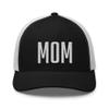 Mom Hat Trucker Cap Trucker Hat - Trucker Cap Black/White view 1