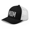 Mom Hat Trucker Cap Trucker Hat - Trucker Cap Black/White view 4
